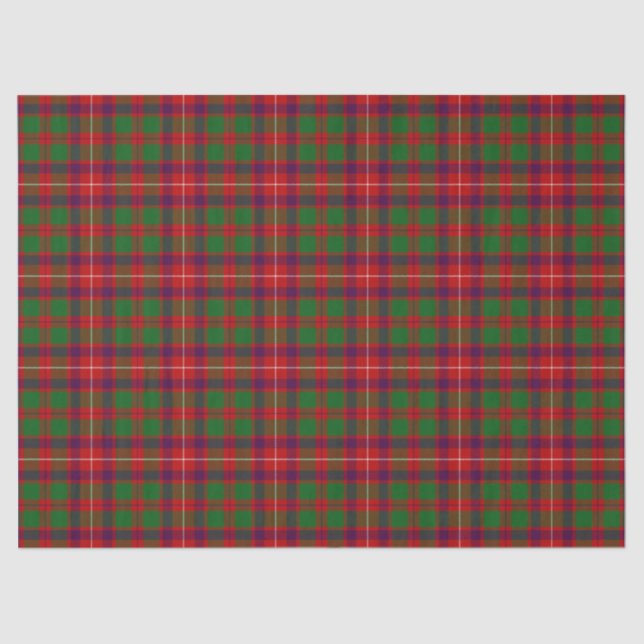 Papier Mousseline Tartan de Geddes de clan (Recto)