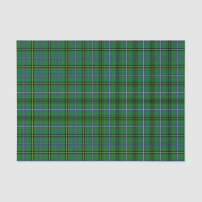 Papier Mousseline Tartan de Henderson de clan (Recto)