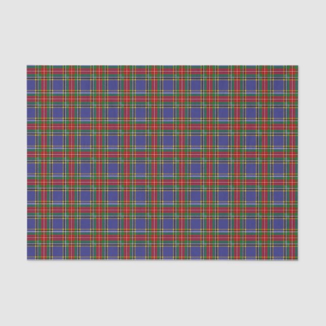 Papier Mousseline Tartan de Macbeth de clan (Recto)