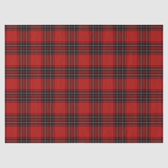 Papier Mousseline Tartan de Wemyss de clan (Recto)