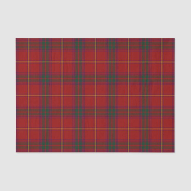 Papier Mousseline Tartan d'Irlandais de Galway du comté (Recto)
