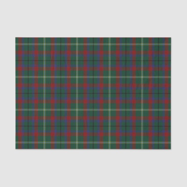 Papier Mousseline Tartan d'Irlandais de Mayo du comté (Recto)