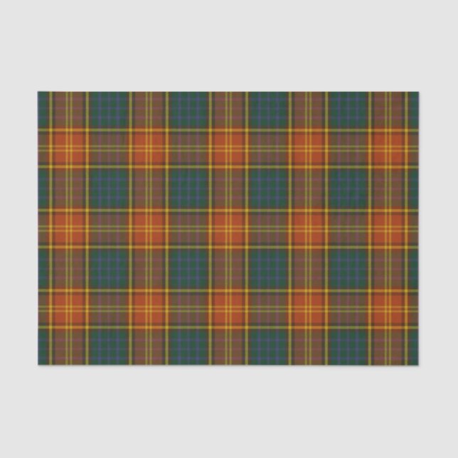 Papier Mousseline Tartan d'Irlandais de Roscommon du comté (Recto)