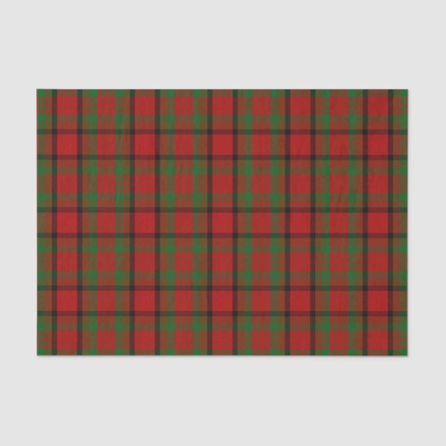 Papier Mousseline Tartan d'Irlandais de Tipperary du comté (Recto)