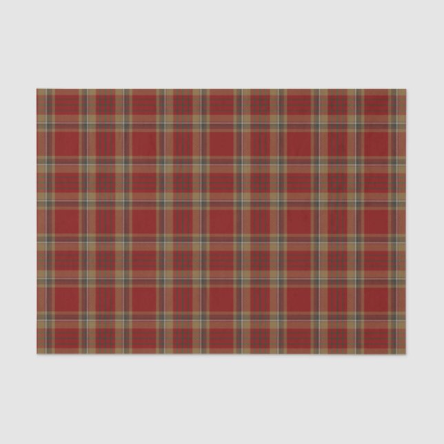 Papier Mousseline Tartan d'Irlandais de Tyrone du comté (Recto)