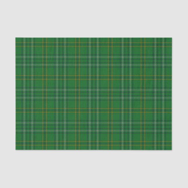 Papier Mousseline Tartan d'Irlandais de Wexford du comté (Recto)
