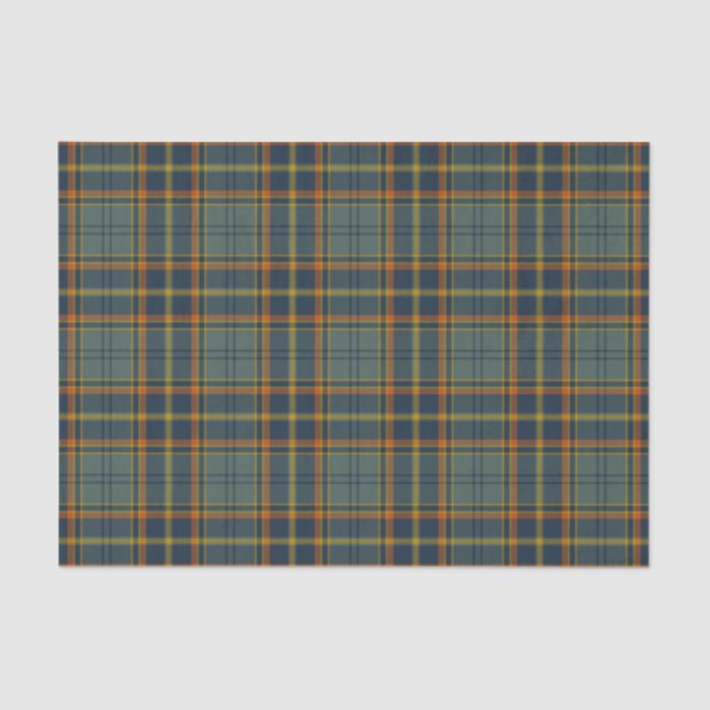 Papier Mousseline Tartan d'Irlandais du comté d'Antrim (Recto)