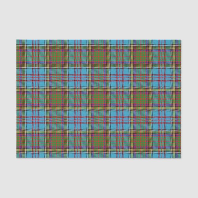 Papier Mousseline Tartan écossais d'Anderson de clan de cadeaux (Recto)