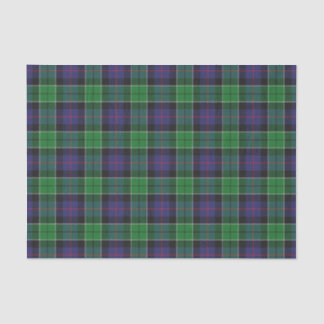 Papier Mousseline Tartan écossais de chasse de Leslie de clan de