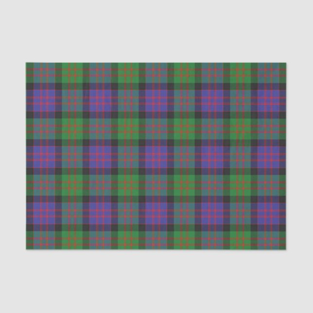 Papier Mousseline Tartan écossais de Donald MacDonald de clan de (Recto)