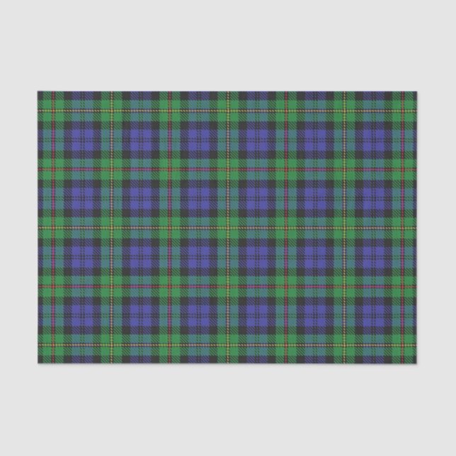 Papier Mousseline Tartan écossais de MacEwen de clan de cadeaux (Recto)