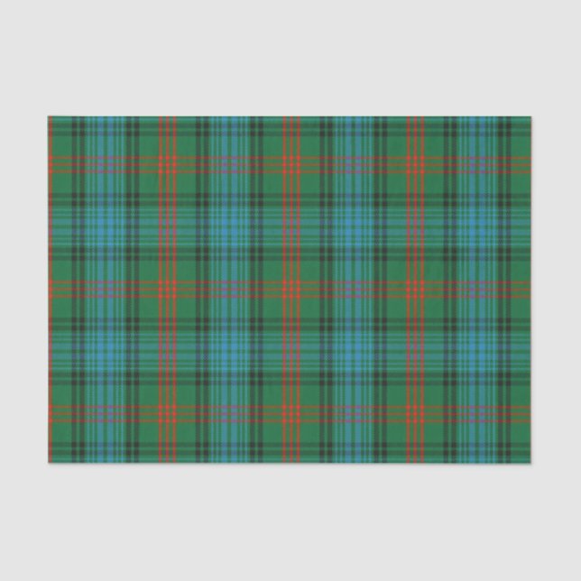 Papier Mousseline Tartan écossais de Ross de clan de cadeaux (Recto)