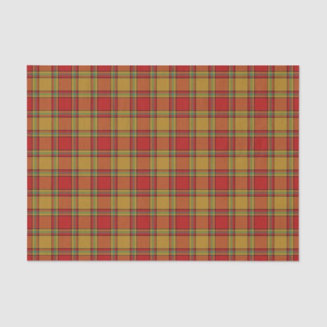 Papier Mousseline Tartan écossais de Scrimgeour de clan de cadeaux (Recto)