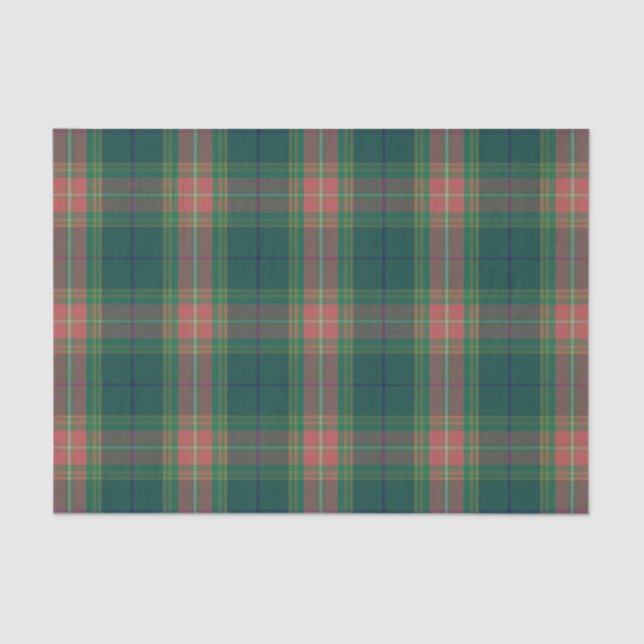 Papier Mousseline Tartan irlandais de Gallagher de clan de cadeaux (Recto)