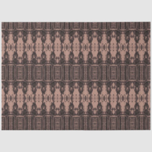 Papier Mousseline Taureau du Motif d'art Brown de l'Ouest de la trib
