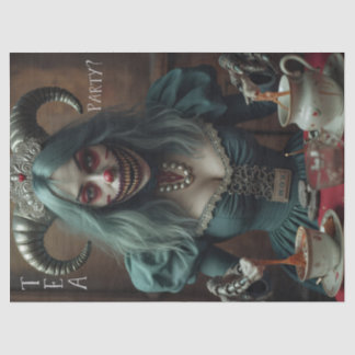 Papier Mousseline Tea Party Effrayer Alice