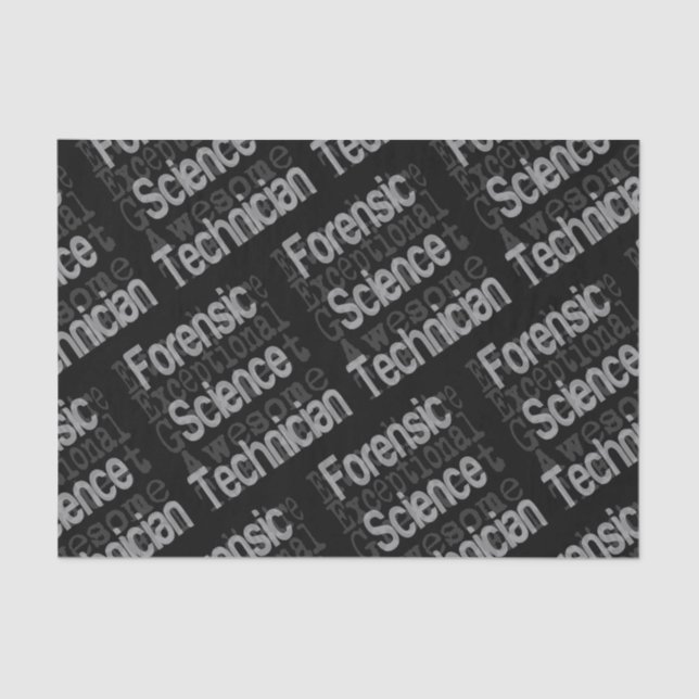 Papier Mousseline Technicien en sciences judiciaires Extraordinaire (Recto)