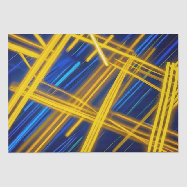 Papier Mousseline Technologie Cyberpunk Abstraite Vitesse Numérique  (Recto)