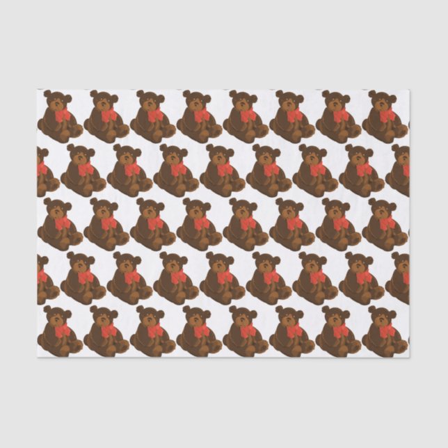 Papier Mousseline Teddy Bear (Recto)