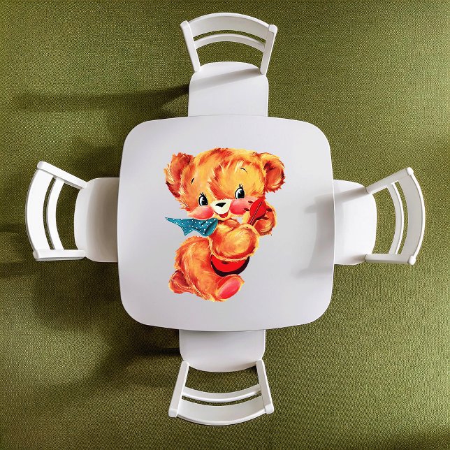Papier Mousseline Teddy Bear avec le design de la découpage de l'enf (Créateur téléchargé)