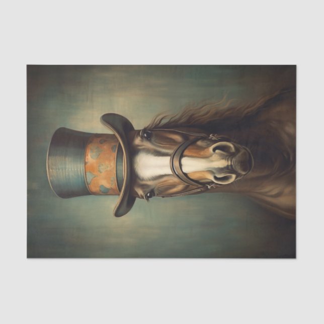 Papier Mousseline Teddy le cheval (Recto)