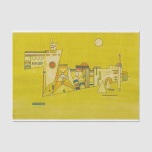 Papier Mousseline Tender Yellow par Wassily Kandinsky
