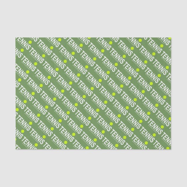Papier Mousseline Tennis (Recto)