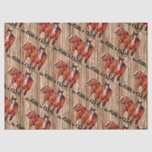 Papier Mousseline Terminer le style occidental pour la fille-fille