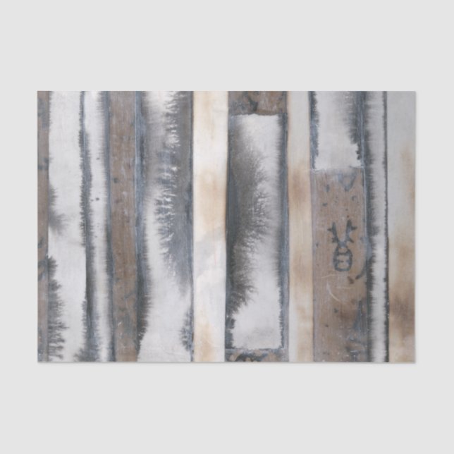 Papier Mousseline Terre et fumée I (Recto)