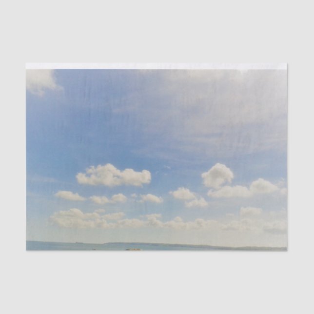 Papier Mousseline Tête dans les nuages (Recto)