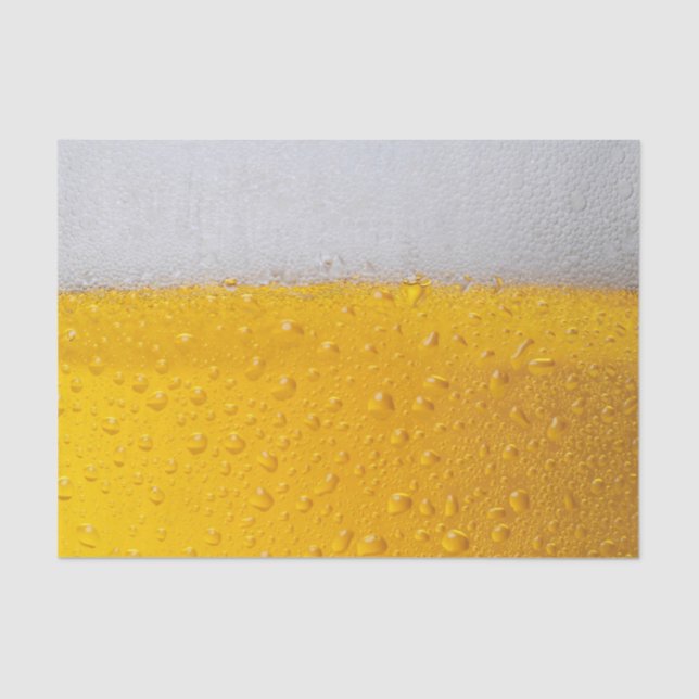 Papier Mousseline tête de bière (Recto)