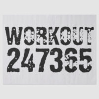 Texte usé et rayé Workout 247365 noir