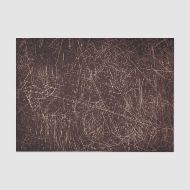 Papier Mousseline Texture Antique Vintage Brun Foncé Rayures (Recto)
