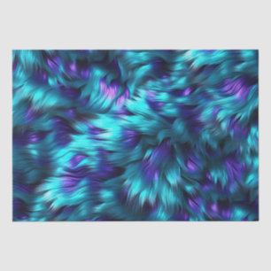 Papier Mousseline Texture de fourrure de monstre factice bleu et vio