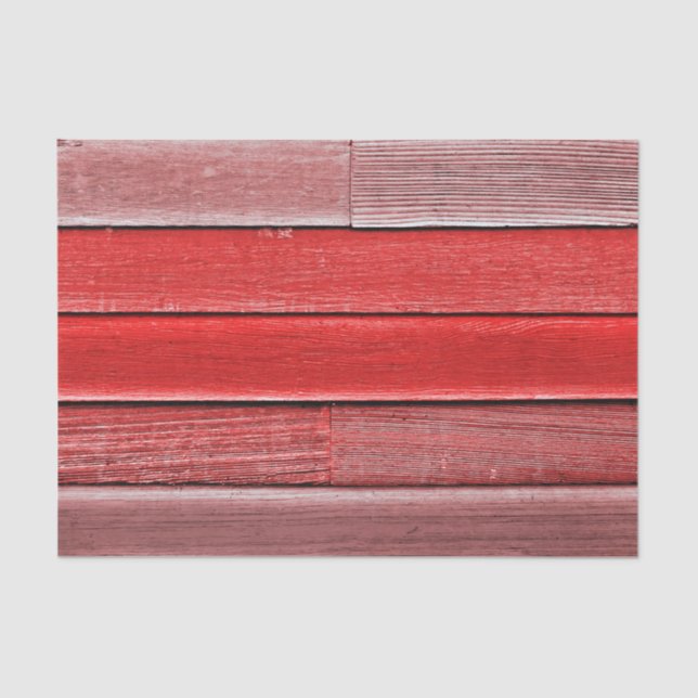 Papier Mousseline Texture de grain de bois rouge de campagne rustiqu (Recto)
