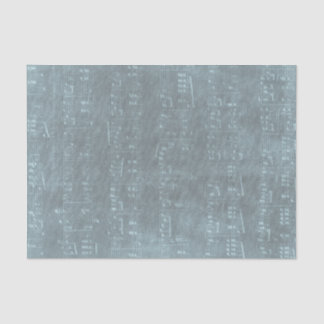 Papier Mousseline texture de la feuille de musique ancienne bleue