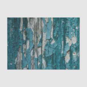 Papier Mousseline Texture en bois de mur de vieille peinture bleue