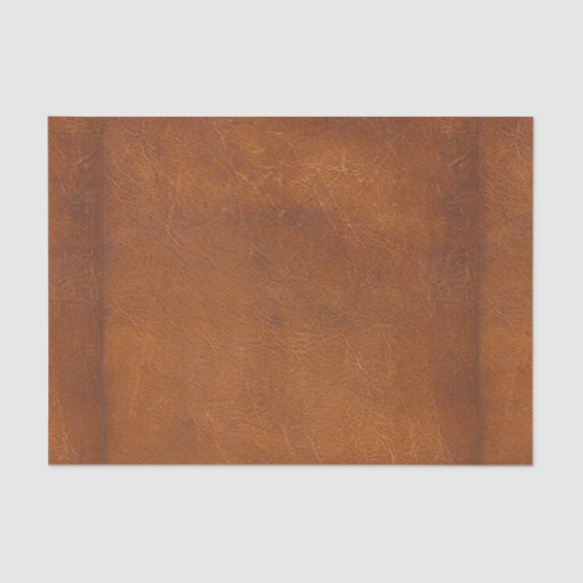 Papier Mousseline Texture en cuir Brown de Faux (Recto)