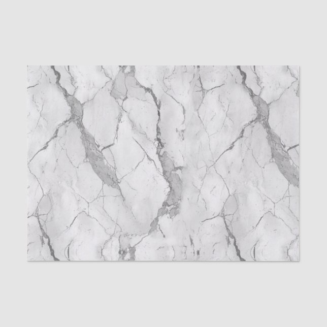 Papier Mousseline Texture Marbre blanc (Recto)