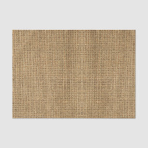 Papier Mousseline Texture réaliste de toile de jute marron clair rus