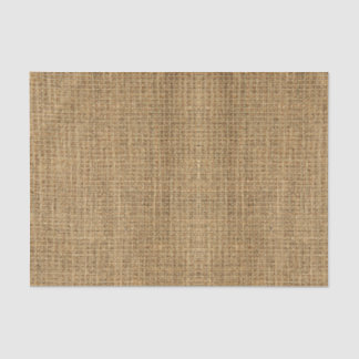 Papier Mousseline Texture réaliste de toile de jute marron clair rus