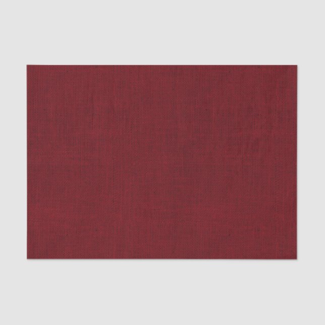 Papier Mousseline Texture rouge-foncé de toile de jute (Recto)