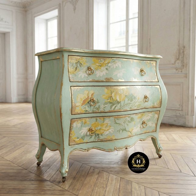 Papier Mousseline Texture Rustique Vintage Fleur Decoupage Jaune  (Créateur téléchargé)