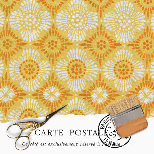 Papier Mousseline Texture rustique vintage Tissu de découpage victor