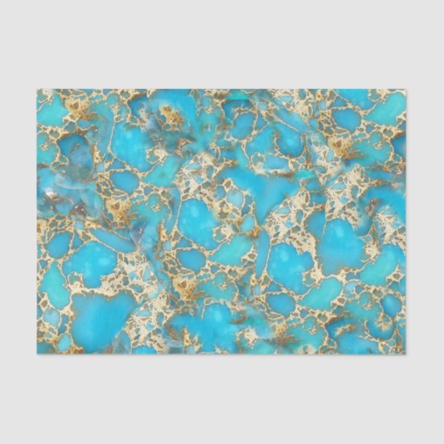 Papier Mousseline texture turquoise (Recto)