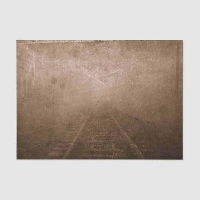 Papier Mousseline Texture Vintage Grunge Rustic Tracks (Recto)