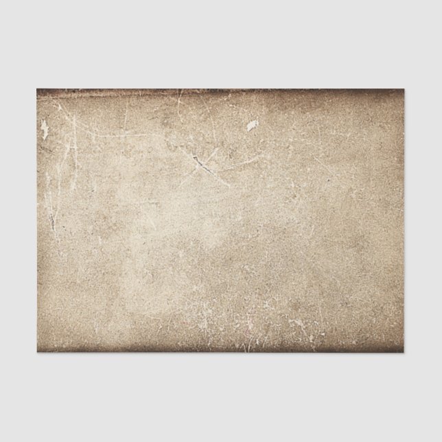 Papier Mousseline Texture Vintage Sépia Découpage Rustique (Recto)