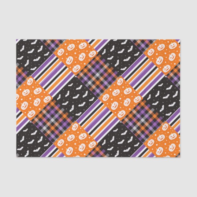 Papier Mousseline Textures d'Halloween (Recto)