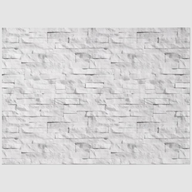 Papier Mousseline Textures en pierre blanche Design 1 (Recto)