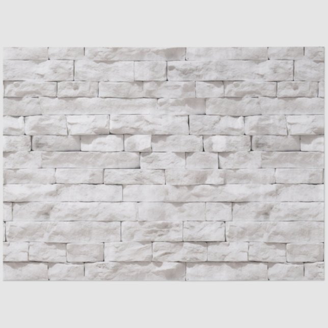 Papier Mousseline Textures en pierre blanche Design 7 (Recto)